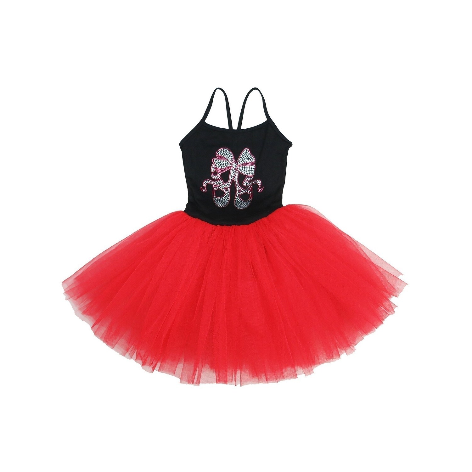 red ballet dress girl