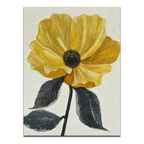 'Graceful Poppy IV' Wrapped Canvas Wall Art by Norman Wyatt Jr. Bed Bath & Beyond 11854078