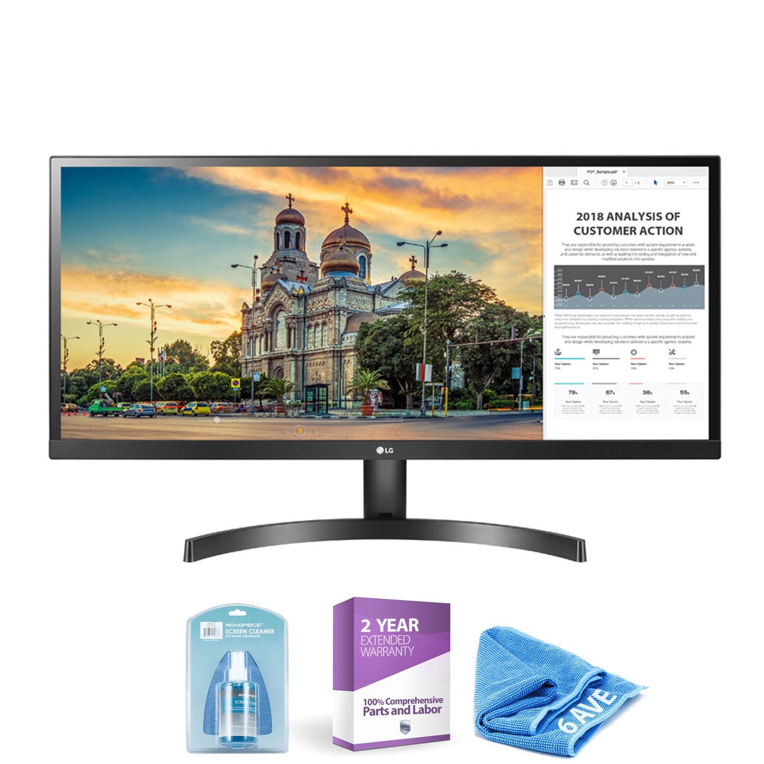 Shop Lg 29 Inch Class 21 9 Ultrawide Full Hd Ips Led Monitor