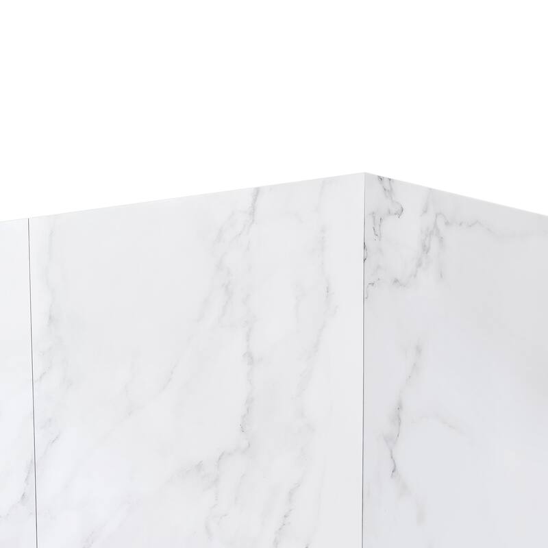 Ove Decors Arroyo 60 x 32 in. Solid Surface Alcove Shower Wall