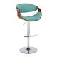 Option Teal Fabric/Chrome
