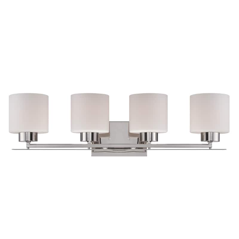 Nuvo Parallel 4-light Vanity - Polished Nickel