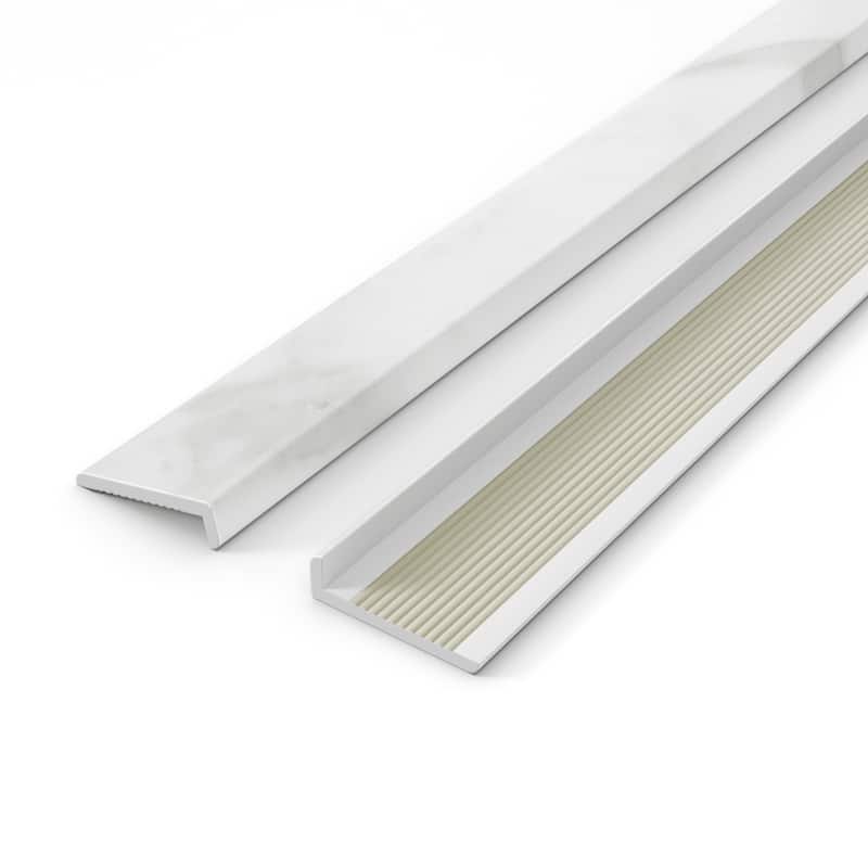 Epiphany Edge Trim 96 in. H Marble Glacier