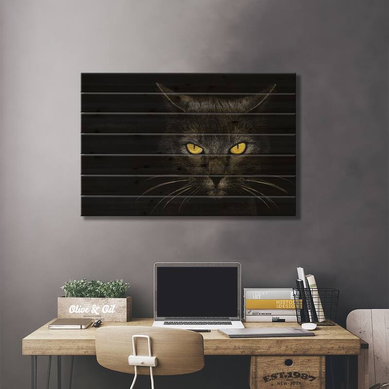 Monster Kill Print On Wood by Davorin Baloh - Multi-Color