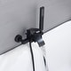 preview thumbnail 2 of 3, Waterfall Wall-mount Bath Tub Filler Faucet with Handheld Shower matte black - 8' x 10'