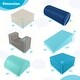 preview thumbnail 15 of 44, 6 Pieces Foam Climbing Blocks Indoor Climb and Crawl Activity Playset with Rectangles - N/A