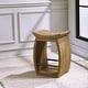 preview thumbnail 6 of 4, Uttermost Connor Modern Wood Counter Stool