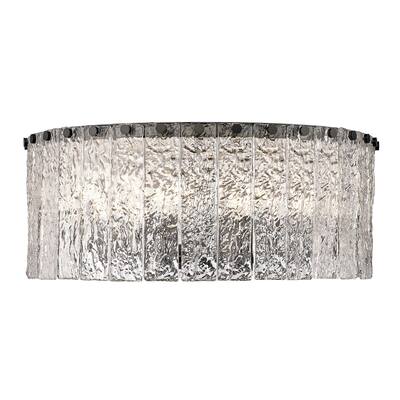 Glacier 8 Light Flush Mount - Matte Black