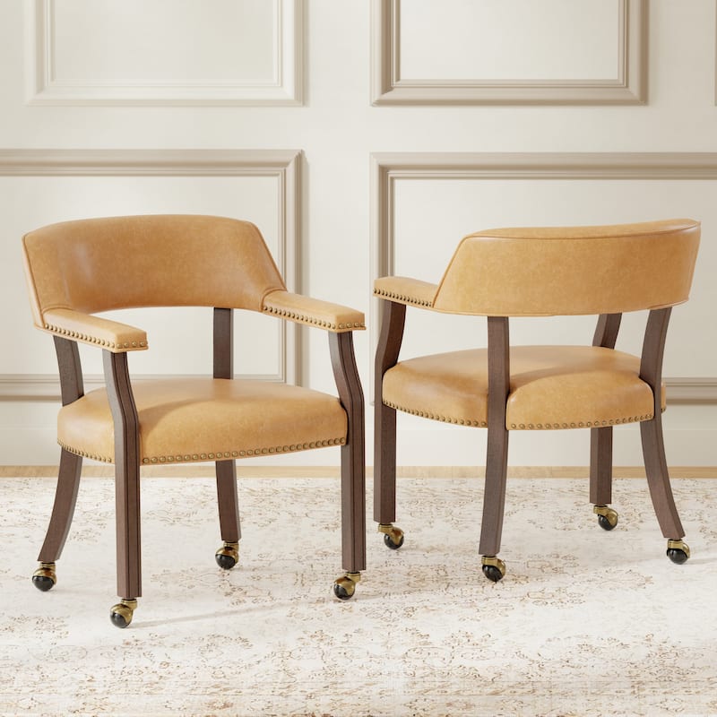 Holliday Dining and Game Chair in Walnut Finish