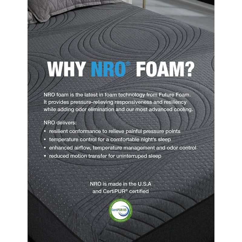 ComforPedic from BeautyRest 14" NRO Memory Foam Mattress