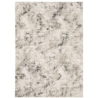 Style Haven Nelson Distressed Abstract Ivory/ Grey Indoor Area Rug