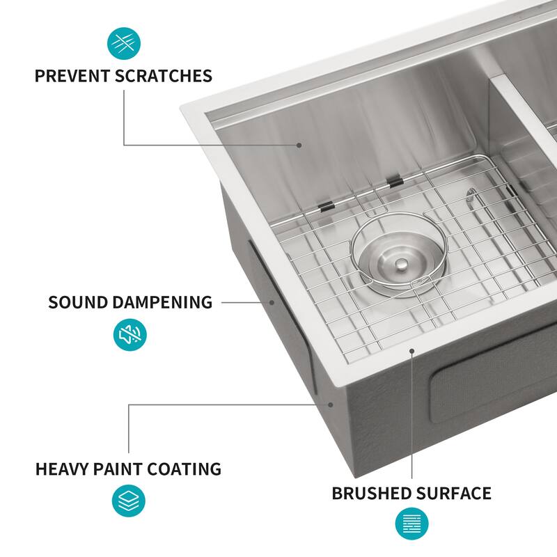 Double Bowl (50/50) Undermount Kitchen sink