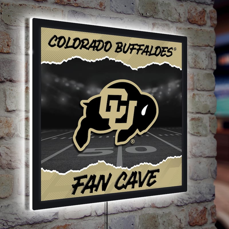 University of Colorado LED Lighted Sign - Grey