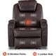 preview thumbnail 43 of 44, Mcombo Electric Power Recliner Chair with Massage and Heat,USB Charge Ports,Side Pockets and Cup Holders,Faux Leather 7050