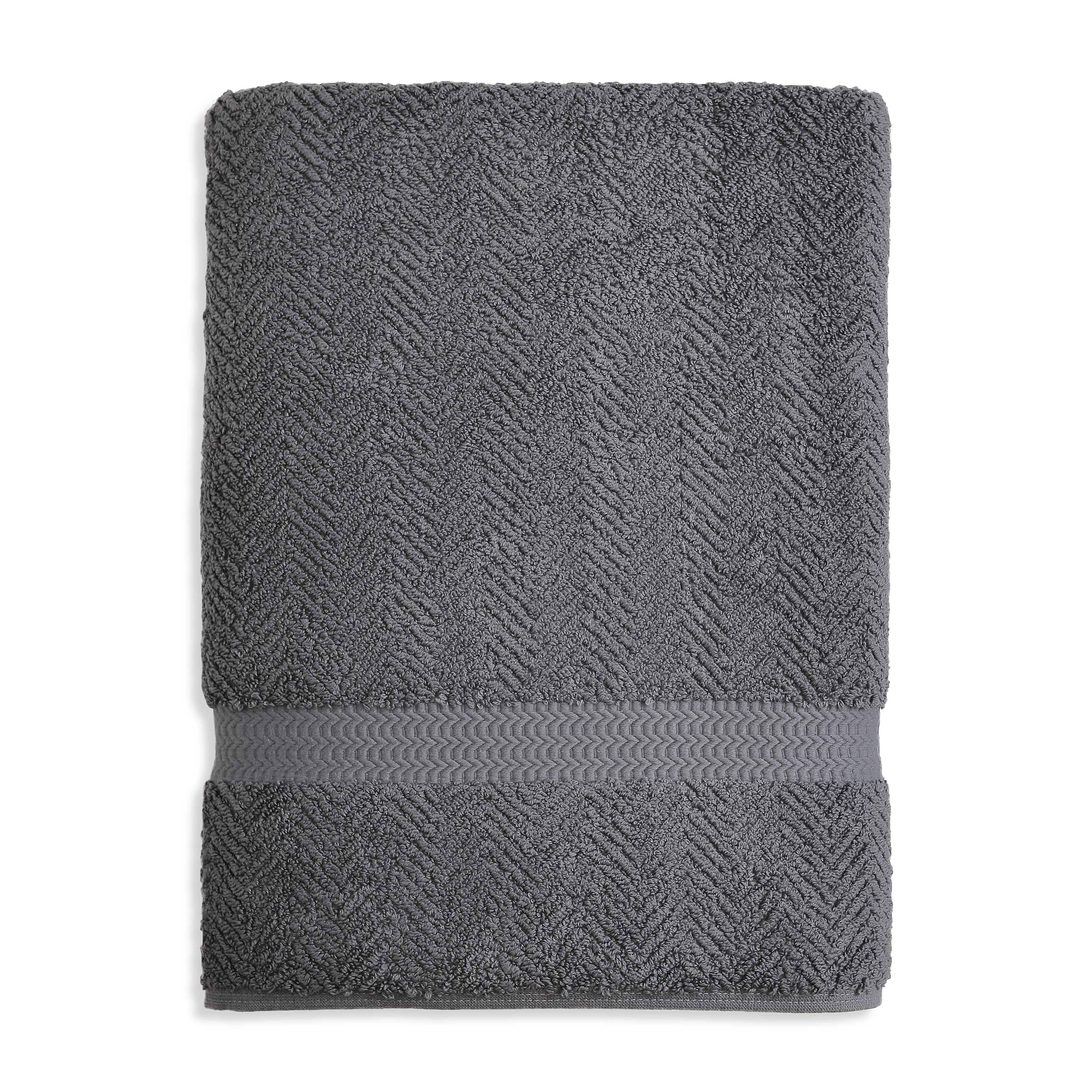 Luxury Herringbone Weave Turkish Cotton Hotel & Spa Towels-image