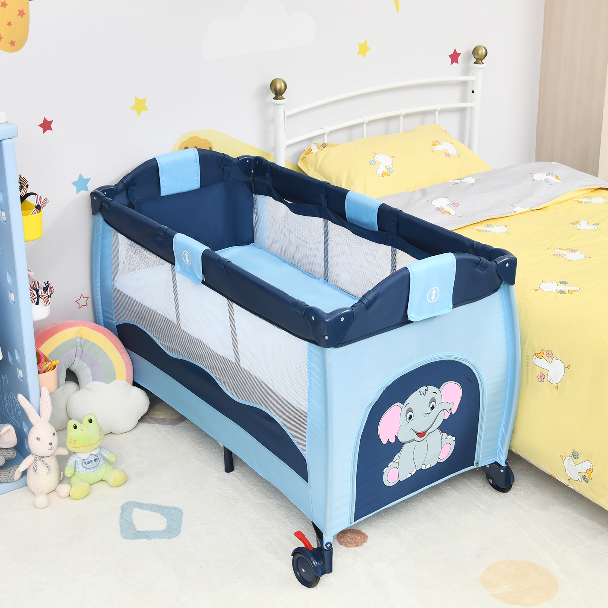 Costway travel cot deals
