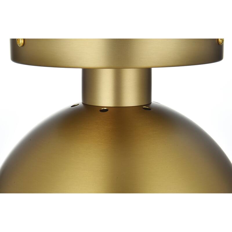 Clear Glass 1-light Flush Mount