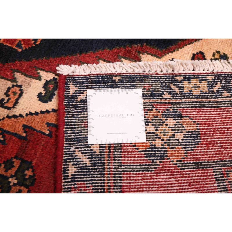 ECARPETGALLERY Hand-knotted Andelz Dark Red Wool Rug - 4'2 x 6'7