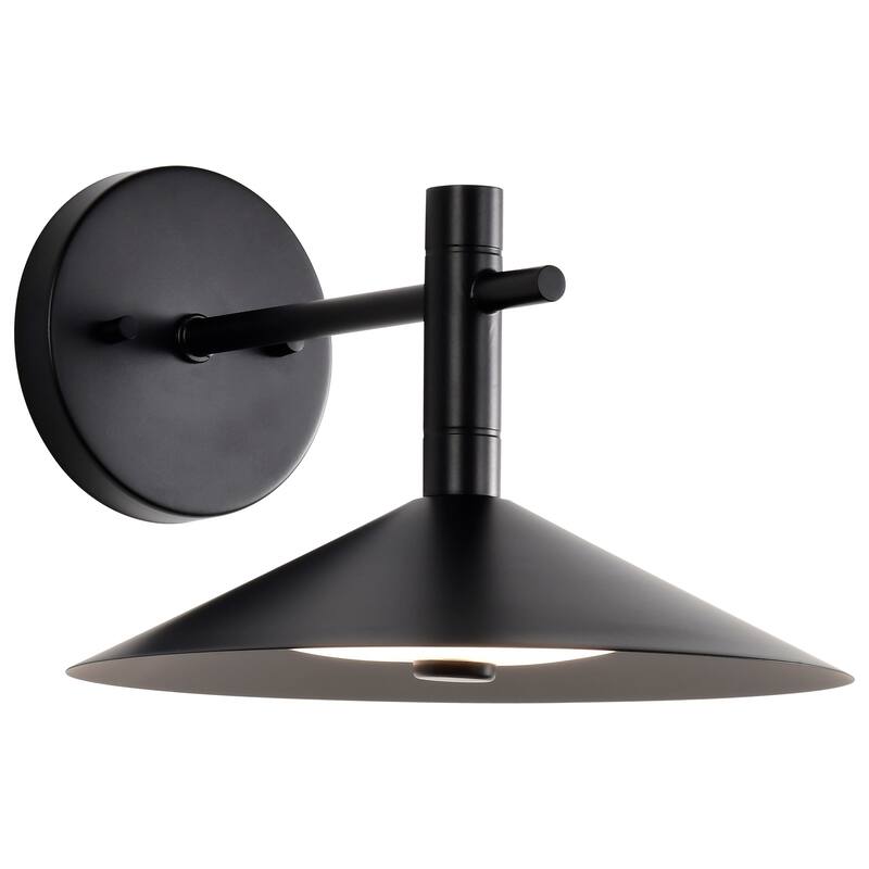 Corrine 10 Inch LED Wall Sconce Matte Black 3K/4K/5K CCT Selectable