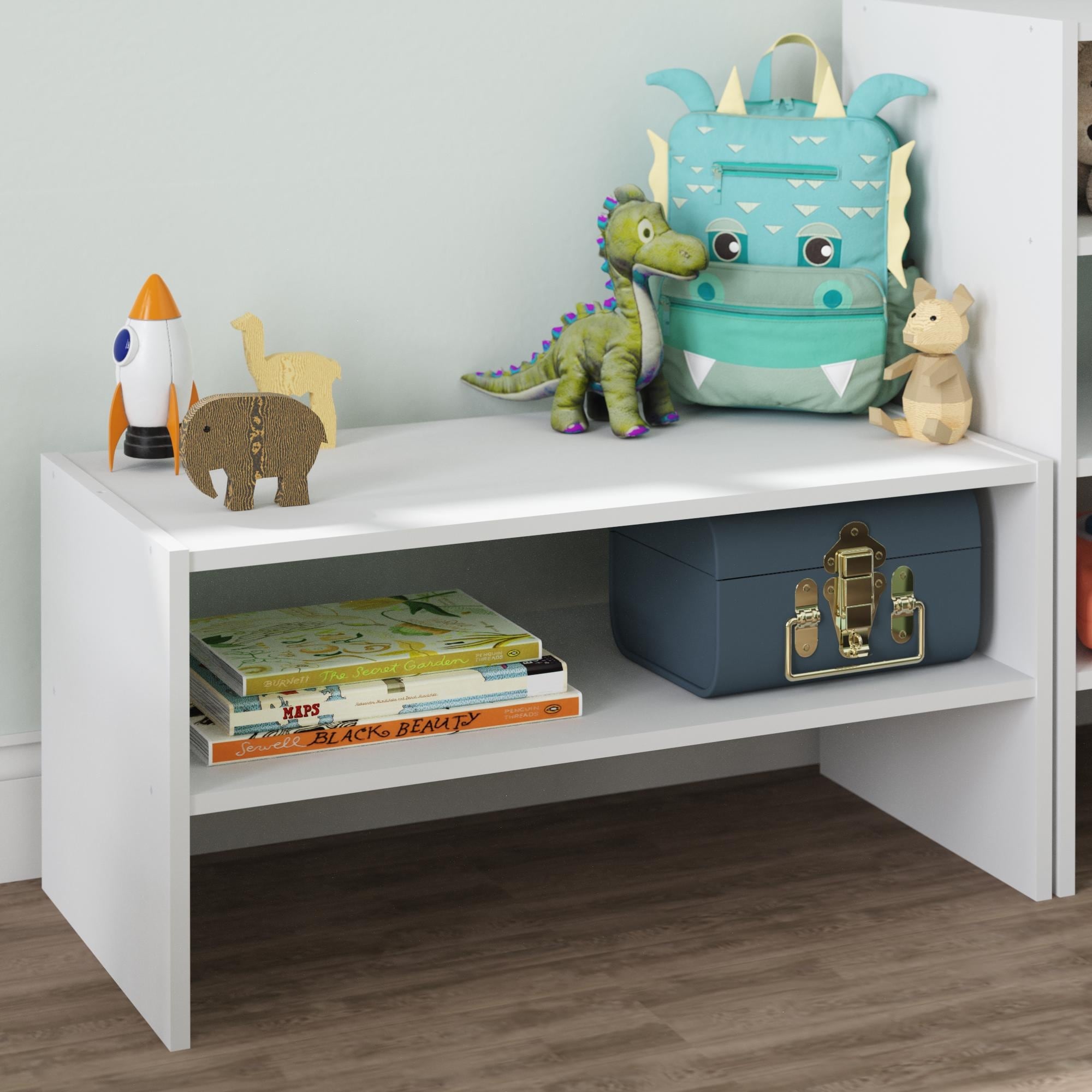 ClosetMaid Stackable Storage 24-inch Wide 2-Shelf Horizontal Organizer