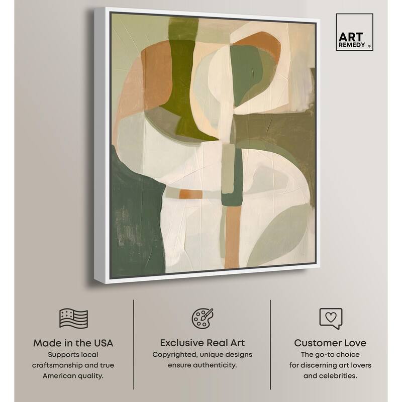 Hazy Shape Tapestry Canvas by Art Remedy