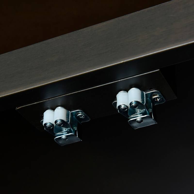 Sideboard with Open Storage and Adjustable Shelves