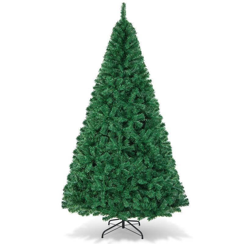 Gymax 8' Green Holiday Season Artificial PVC Christmas Tree Indoor