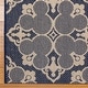 preview thumbnail 3 of 6, Licensed Disney Mickey Mouse Transitional Medallion Navy Blue/ Ivory Flatweave Indoor/ Outdoor Area Rug