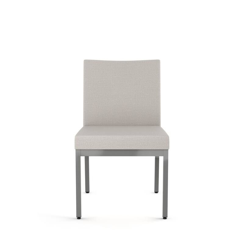 Amisco Perry Set of 2 Upholstered Dining Chairs with Metal Legs