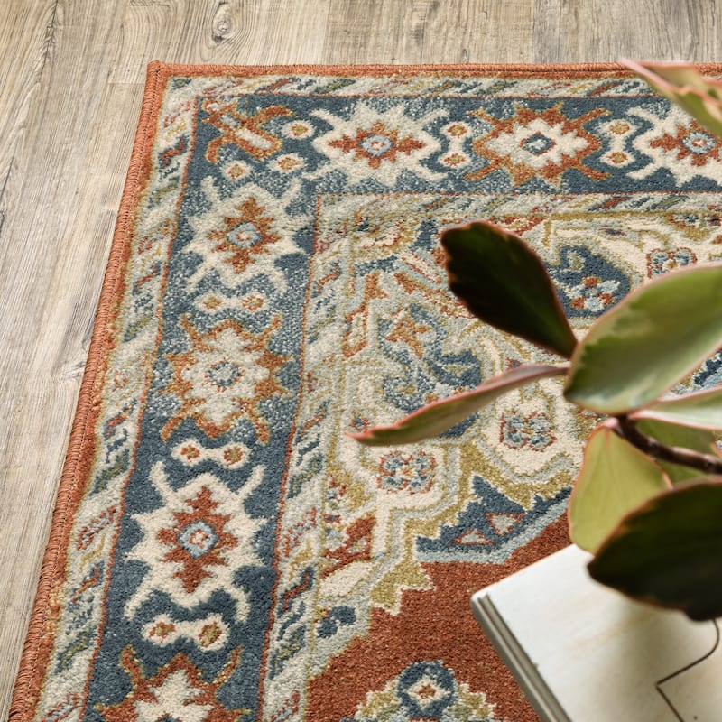 Style Haven Bassel Center Medallion Indoor Area Rug
