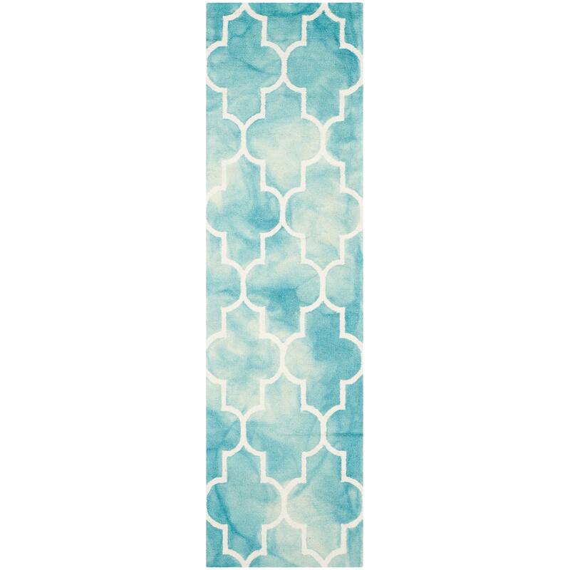 SAFAVIEH Dip Dye Anasthasie Hand-tufted Wool Geometric Area Rug