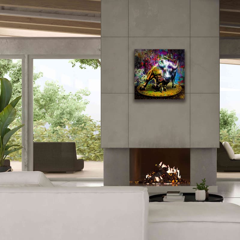 Epic Graffiti 'Bitcoin Bull Market,' Canvas Wall Art