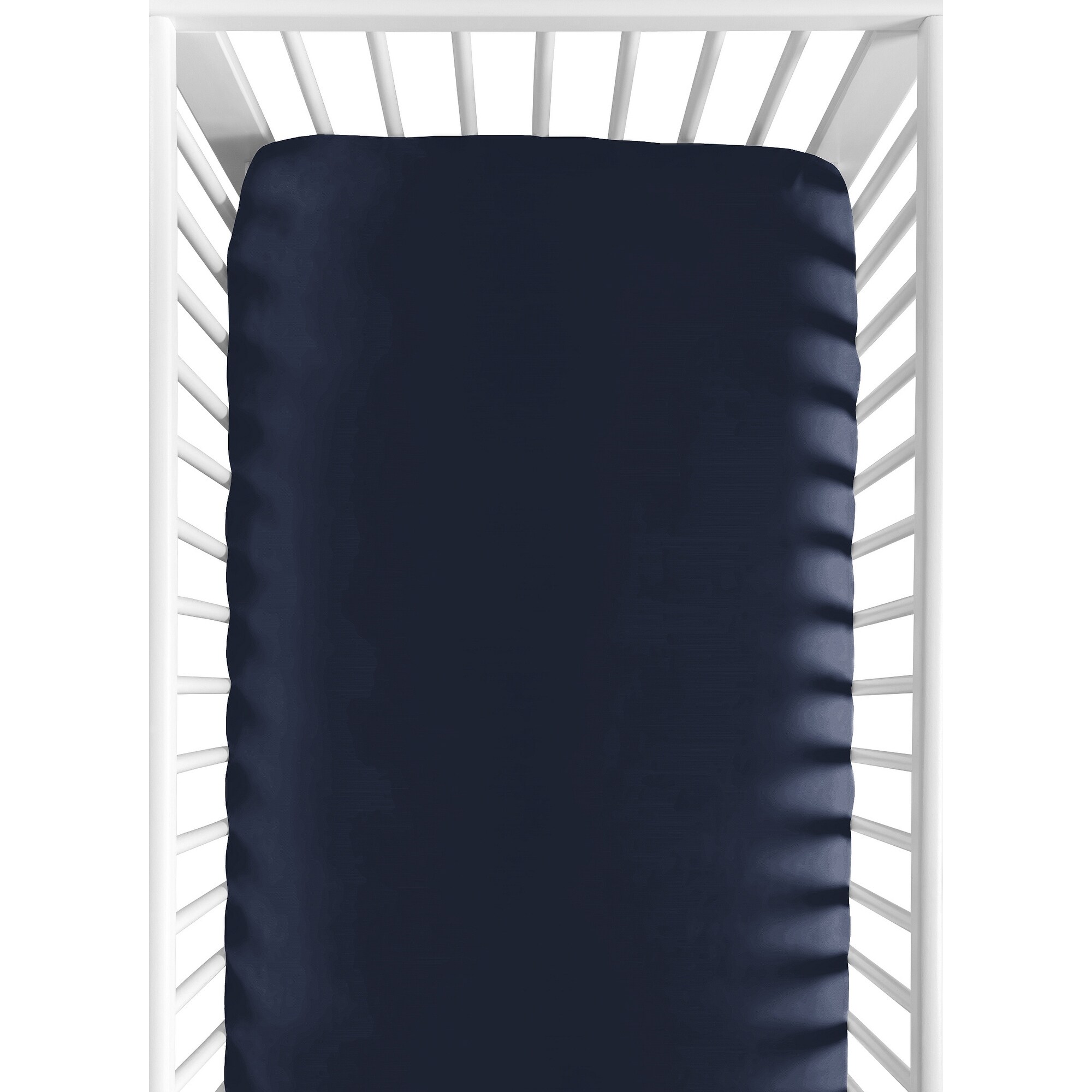 Navy Blue Collection Boy or Girl Fitted Crib Sheet Solid Color