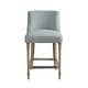 preview thumbnail 3 of 9, Martha Stewart Bedford Delaney 25" Upholstered Counter Stool
