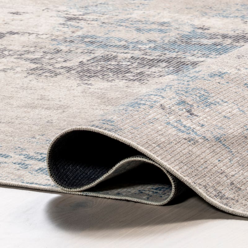 Nuloom Milana SpinClean Modern Cotton Machine Washable Area Rug