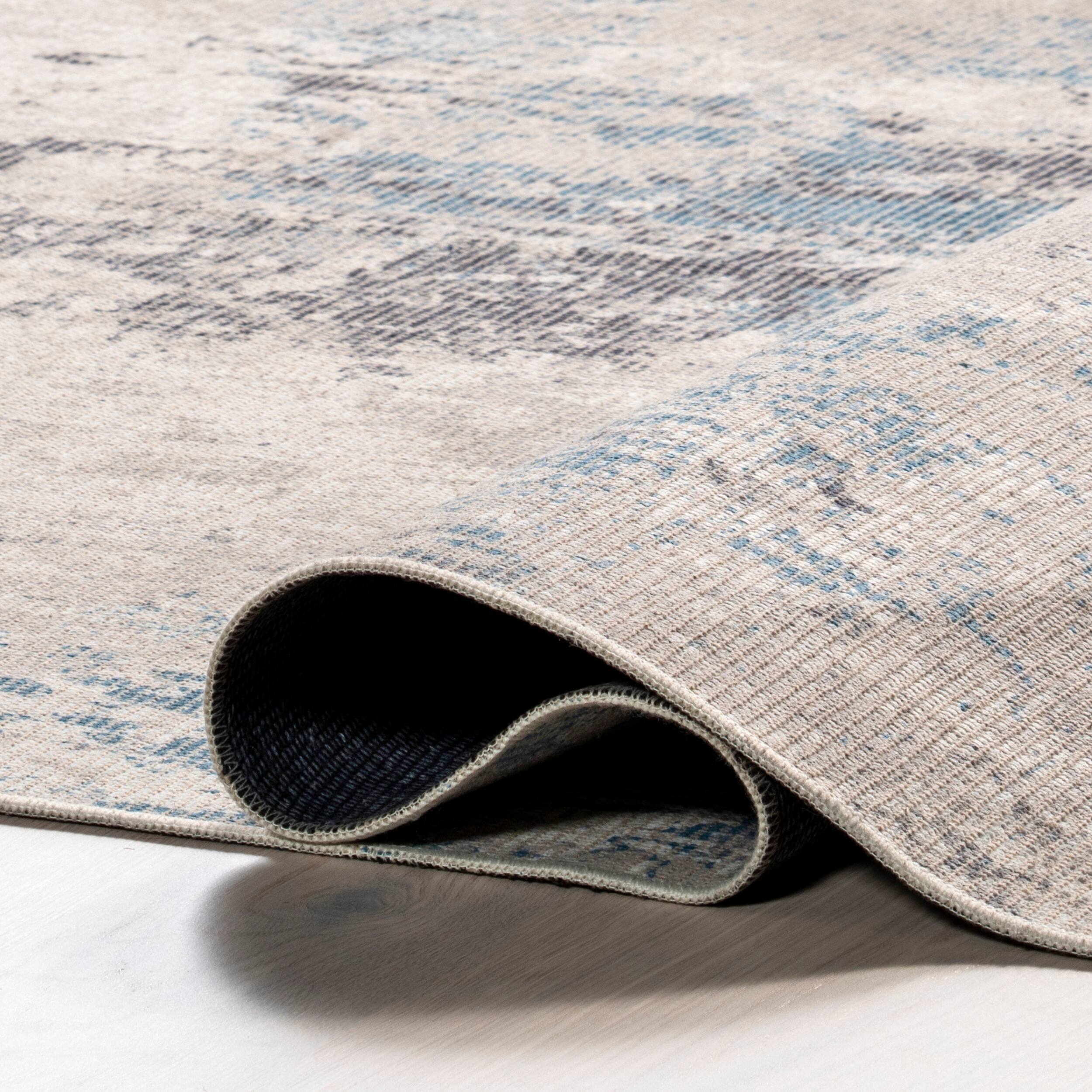 Brooklyn Rug Co Milana Modern Cotton Machine Washable Area Rug Bed Bath & Beyond 39483705