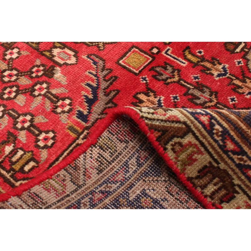 ECARPETGALLERY Hand-knotted Kayseri Vintage Red Wool Rug - 4'7 x 6'3