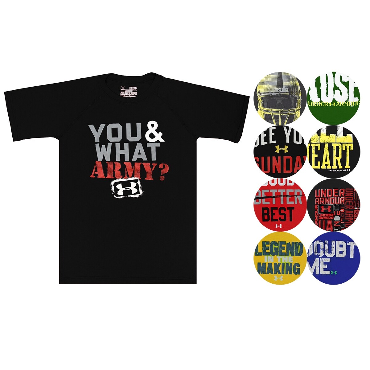 Shop Under Armour Boys Heatgear Graphic T Shirt Overstock