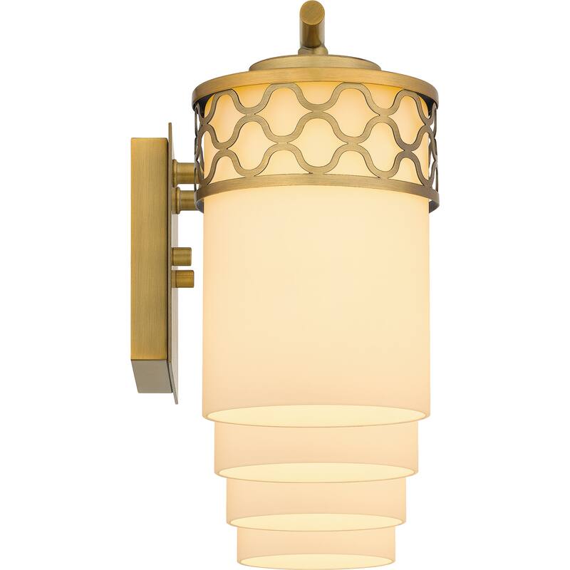 Tenley 4-Light Aged Brass Bath Light