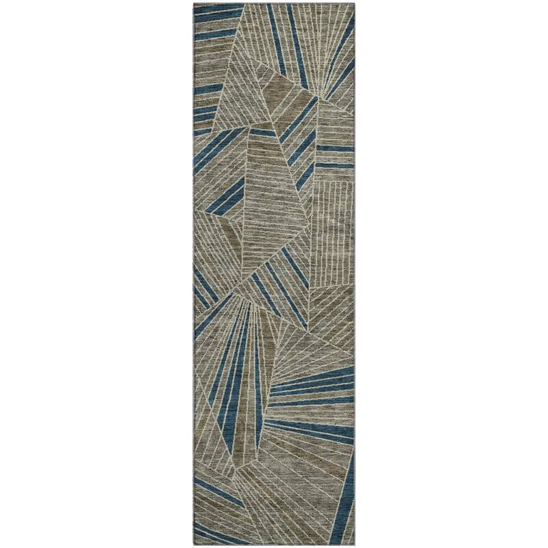 Premium Washable Super Soft Modern Mosaic Mayfield Rug