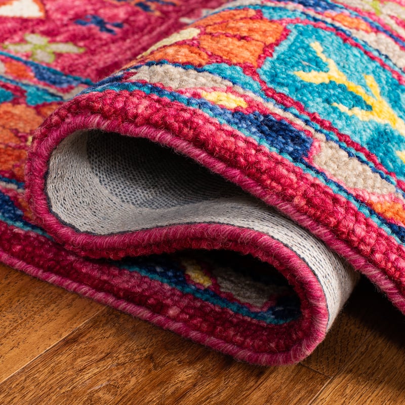 SAFAVIEH Handmade Aspen Magdalina Boho Tribal Wool Rug