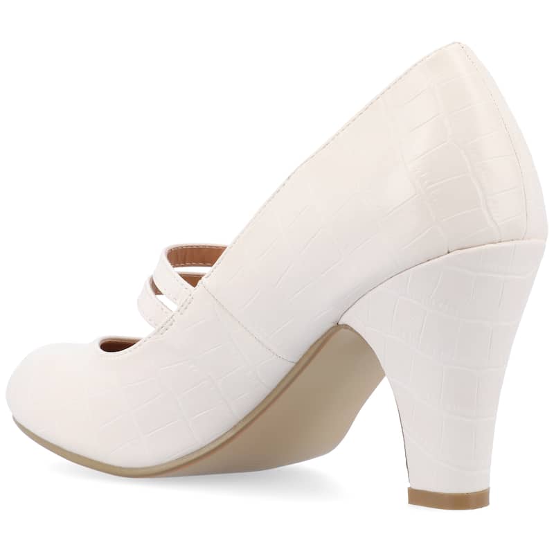 Journee Women's Windy Medium and Wide Width Pumps