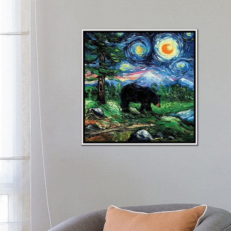 iCanvas "Smoky Mountain Night" by Aja Trier Framed