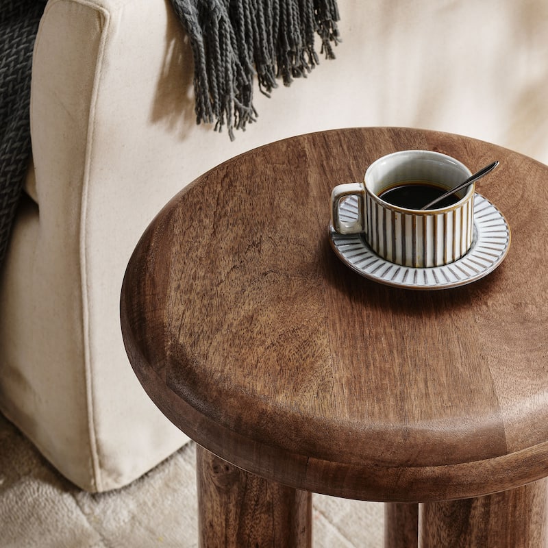 Mavina Mango Wood Side Table