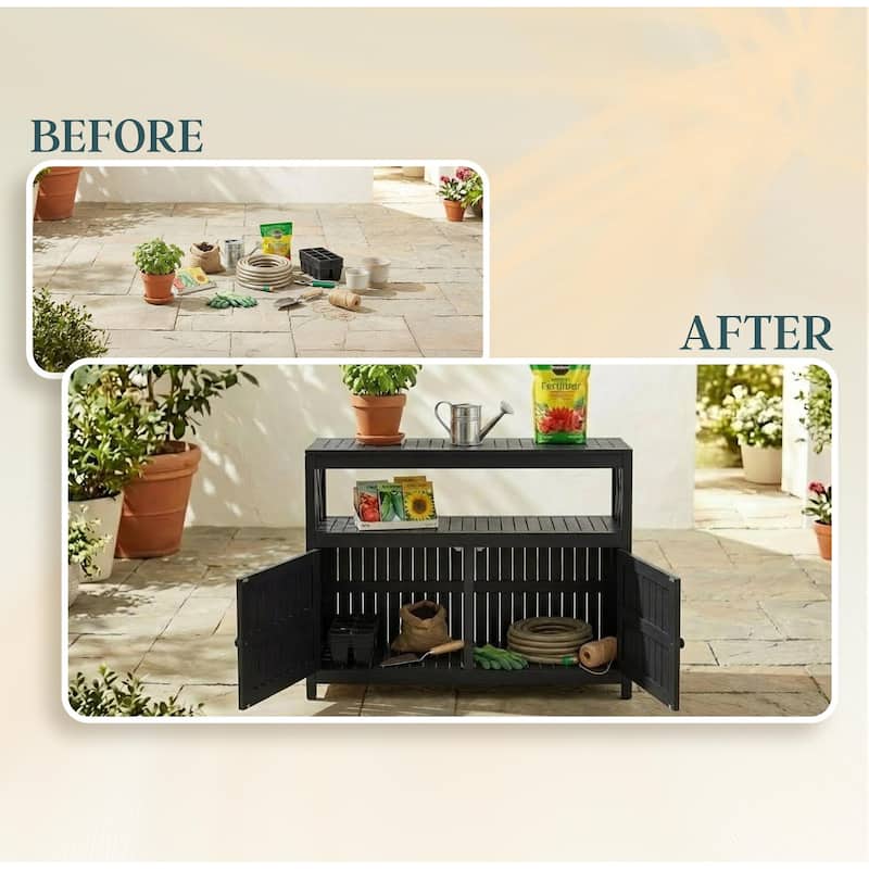 DTY Outdoor Living Longs Peak Eucalyptus Sideboard