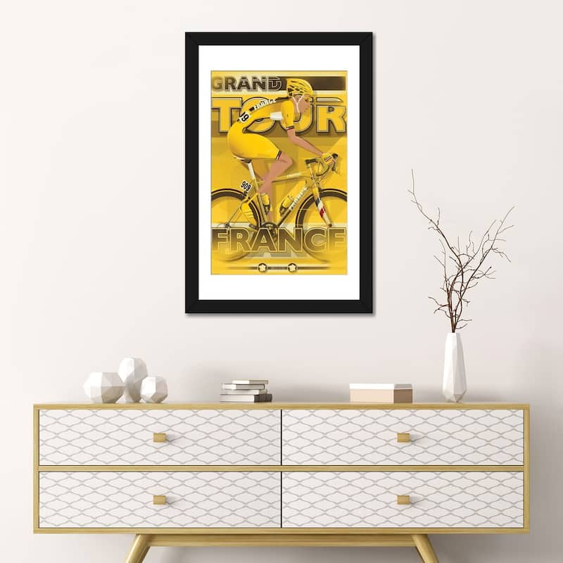 iCanvas "Tour De France Cycling Race" by WyattDesign