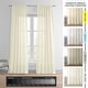 preview thumbnail 12 of 41, Exclusive Fabrics Signature French Linen Sheer Curtain (1 Panel)