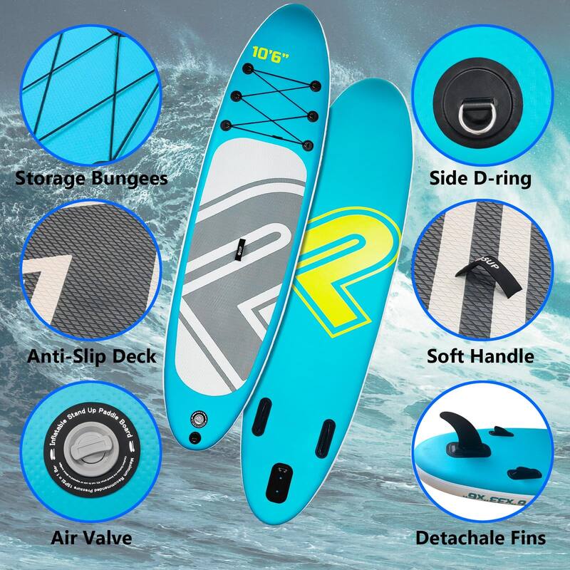 Inflatable Stand Up Paddle Board,Premium Stand Up Paddle Board with Non-Slip Deck Design