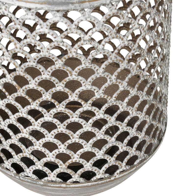 Elk Home Pennywell Aged Silver Metal 6 Inch Wide Lantern