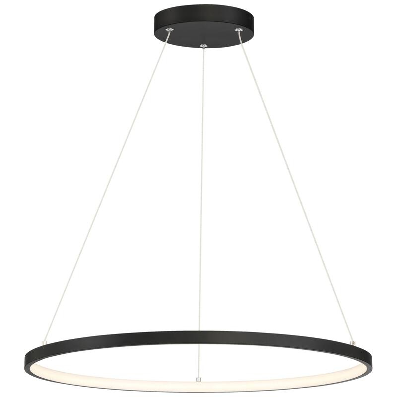 Anello Dual Voltage 31.5" LED Pendant - Matte Black